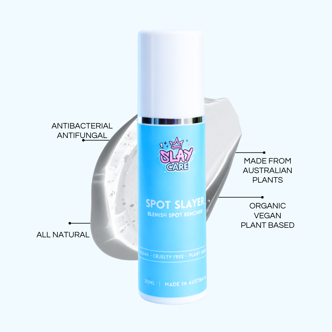 SlayCare teen skincare routine products for acne prone and sensitive skin